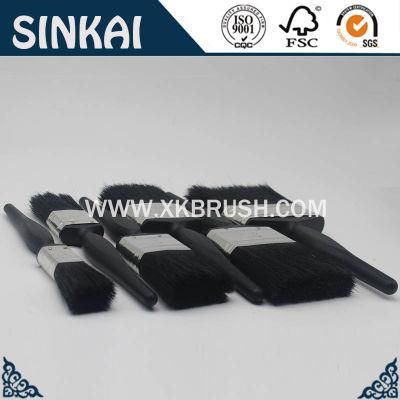 Iran Plastic Handle Black Bristle Painting Brush