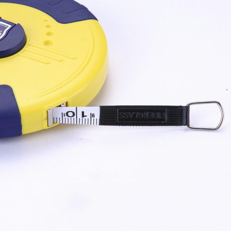 10m/15m/20m/30m/50m Great Wall Best Selling ABS+Rubber Case Fiberglass Tape Measure