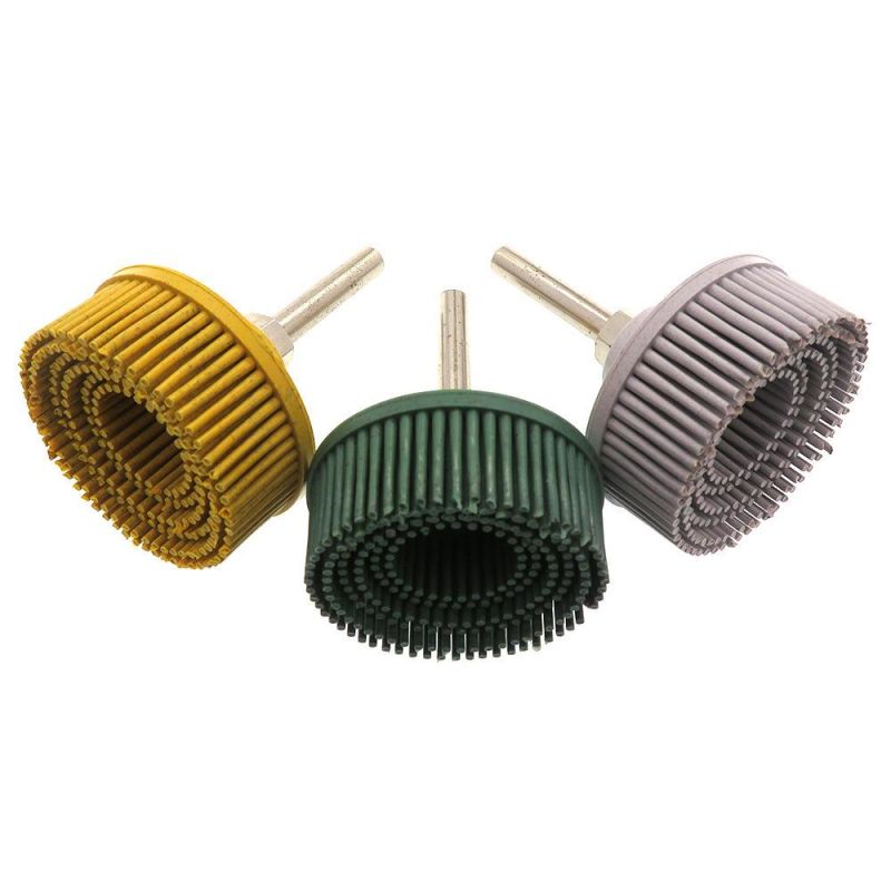 2 Inch 50mm Small Cyclone Needle Brush Polishing Wheel Polishing Disc Electric Drill Brush Automobile Cleaning and Beauty