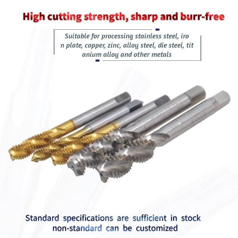 High-Quality Cutting Tools of Machine HSS Spiral Tap