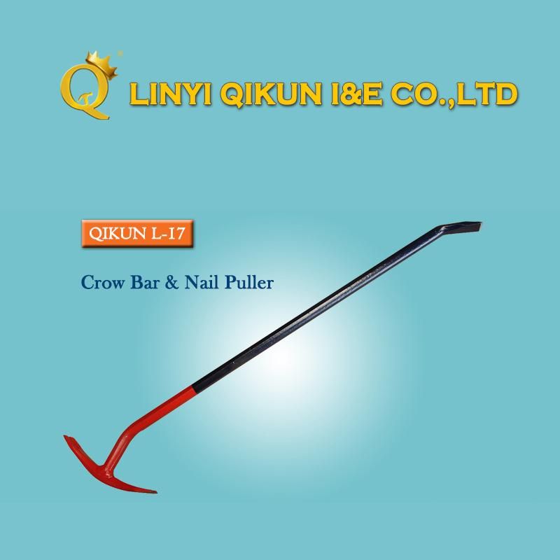 L-15 Drop Forged Nail Puller Cold Chisel Crow Wrecking Bar