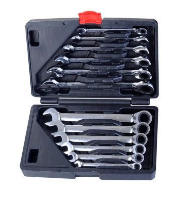 12PCS Flexible Gear Wrench Tool Set (FY1012B3-1)
