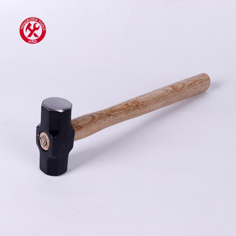 Machinist Hammer with Wooden Handle Carbon Steel Forged Head