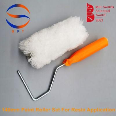 Customized 140mm Synthetic Paint Roller Kits for Epoxy Resin Application