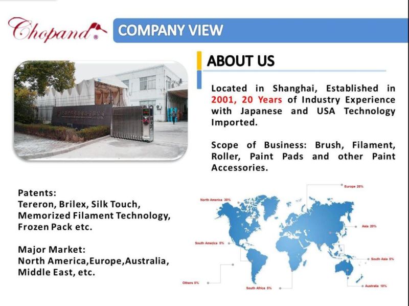 China Local Factory Paint Brush Manufacturer Purdy Paint Brush