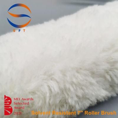 OEM 7&prime; &prime; Cotton Solvent Resistant Roller Brushes for Epoxy Painting