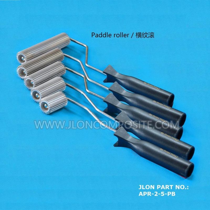 FRP Tools Aluminum Fiberglass Paddle Roller for FRP Hand Laminate