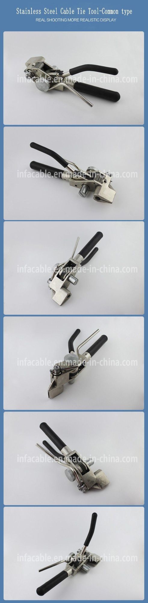 Metal Cable Tie Strap Tool for Fastening and Cutting