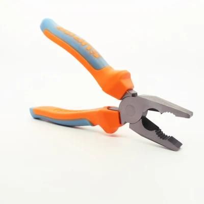 Professional Wholesale Rubber 6 Inch 8 Inch Steel Power Pliers with Logo Custom