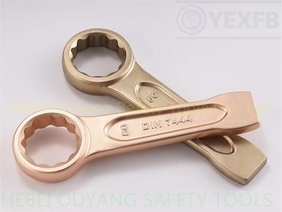 Non-Sparking Striking/Slogging/Hammer Ring Wrench/Spanner, 50mm, Atex