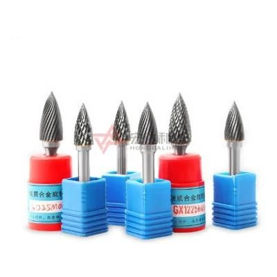 Tungsten Carbide Rotary Files with Ball Nose Tree, Pointed Tree Single or Double Cutters