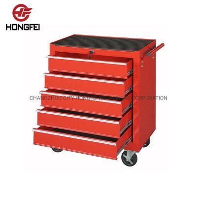 5 Drawer 24 Inches Stainless Steel Rolling Tool Cabinet