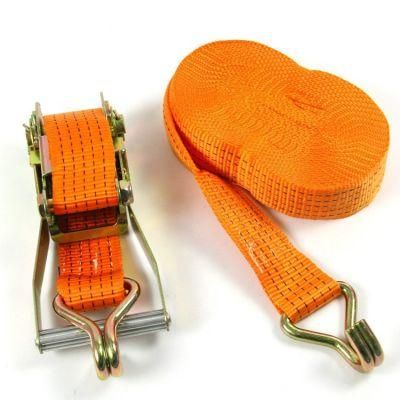 OEM Polyester Tow Strap with Single Hook Tie Down Straps