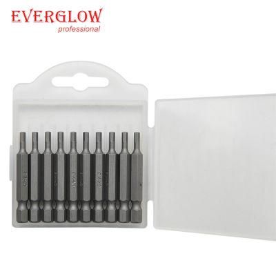 10PC One Head Bits Set Cr-V or S2