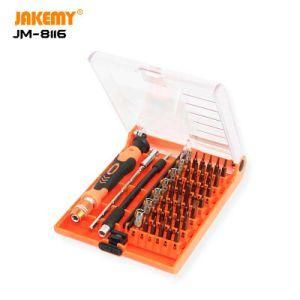 Jakemy High Quality 45 in 1 Professional General Household Tool Precision Screwdriver Set with Plastic Case