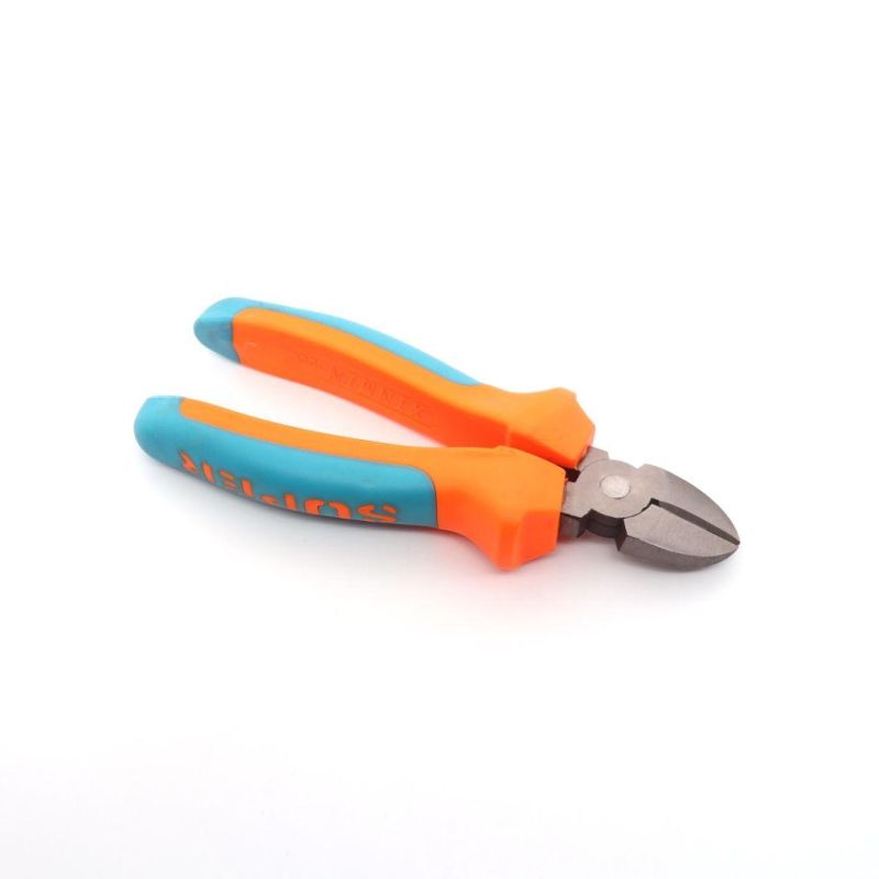 PVC Handle Black Oxide Finished Carbon Steel Durable Pliers