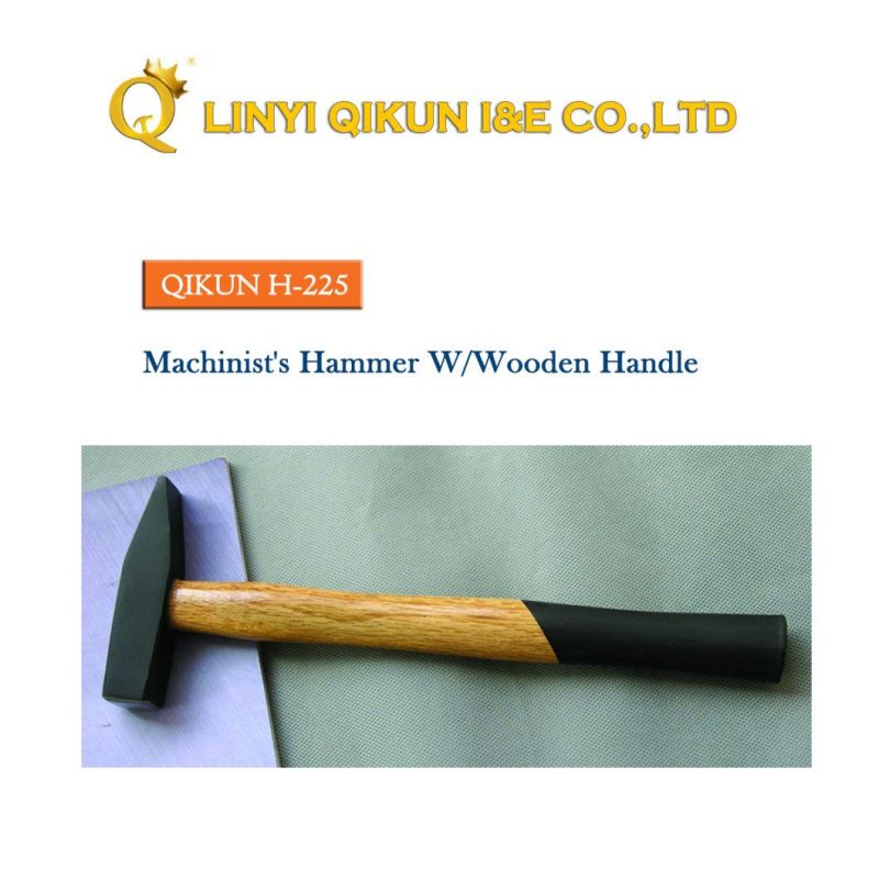 H-225 Construction Hardware Hand Tools Fiberglass Handle German Type Machinist′s Hammer