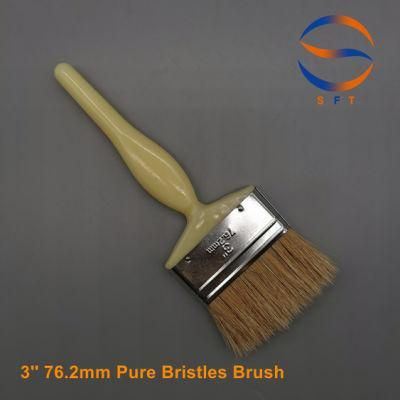 3&prime; &prime; 76.2mm Solvent Resistant White Bristle Laminating Brushes Hand Tools