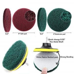 General Purpose Scrubbing Pad Drillbrush 3 Piece Drill Brush Cleaning Tool