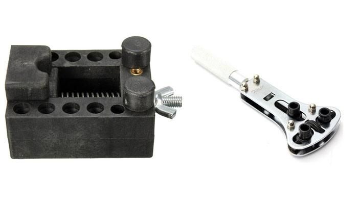 Watch Repair Tool Kit Opener Link Remover Spring Bar with Carry Case
