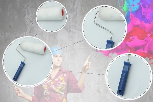 Factory Low Price Acrylic White Paint Roller Brush