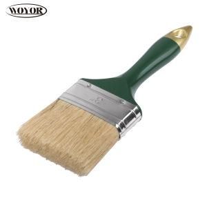 Wholesale Paint Brush with Green Plastic Handle (HY-P090)