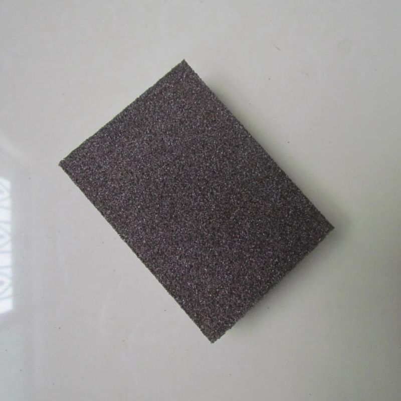 Good Quality Cheap 4 Sides Aluminum Oxide Coarse Medium Super Fine Abrasive Sanding Sponge