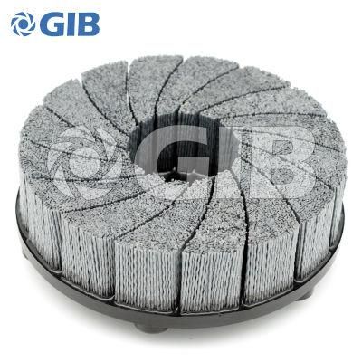 150 mm Turbine Style Disc Brush for Deburring Automotive Black Color, Grit 180