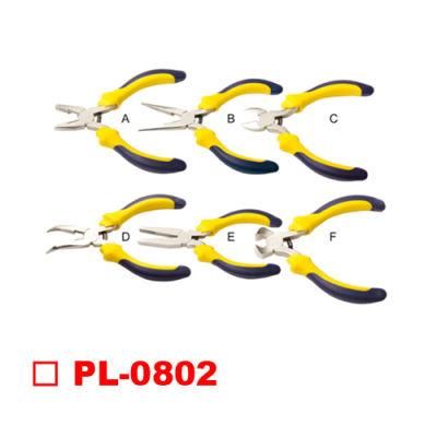 6PCS Mini Pliers Two Color Handle Set