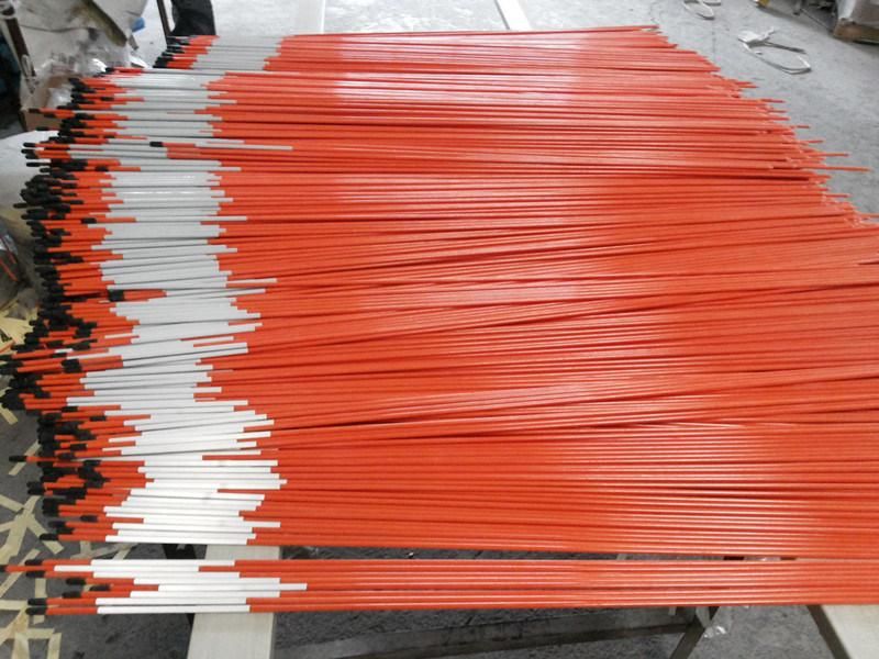 Super Durable Flexible Fiber Glass Snow Pole, FRP Snow Pole
