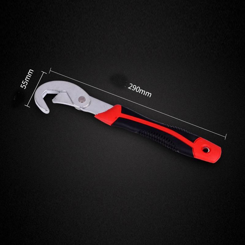 2PCS Portable Adjustable Spanner Quick Snap and Grip 9-32mm Wrench Universal Multi-Function Wrench