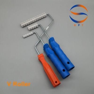 Customized Aluminium V Rollers Bubble Buster for FRP Laminating