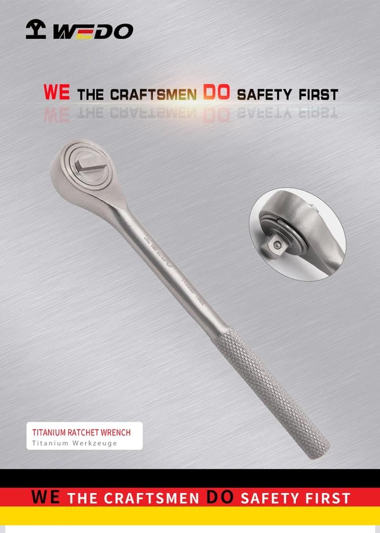 WEDO Titanium Spanner Ratchet Wrench Non-Magnetic Rust-Proof Corrosion Resistan