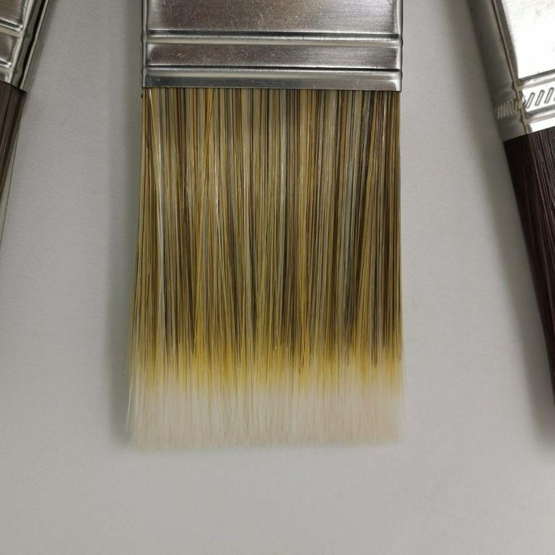 Us Market Premier Flat Paint Brush High Pick up Paints Super Fine Synthetic Fiber Paint Brush
