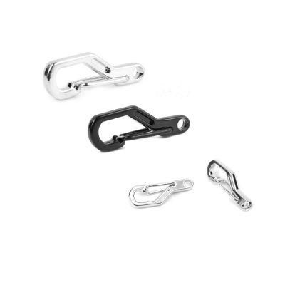 Customize Simple Mini D-Shaped Hook Keychain Quick Hook Carabiner Portable Tool