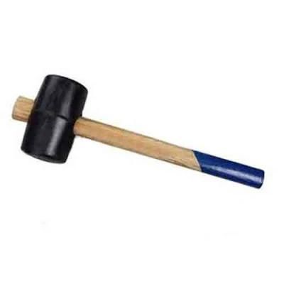 Hautine High Quality Rubber Mallet W/Wooden Handle, French Type.