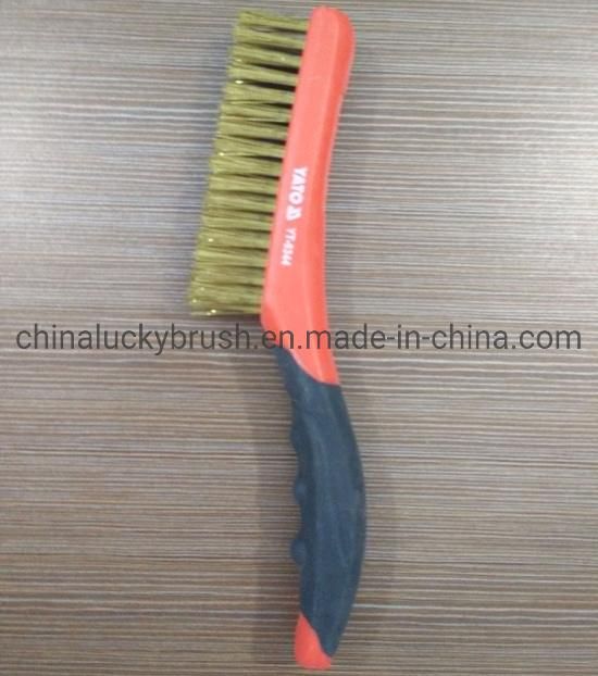 Brass Wire Cleaning or Polishing Handle Brush (YY-683)