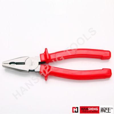 6&quot;, Made of Carbon Steel, Nickel Plated with PVC Handles, German Type, Diagonal Cutting Pliers, Combination Pliers, Hand Tool, Long Nose Pliers