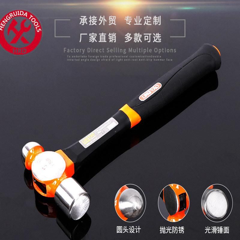 Ball Pein Hammer with 3 Colors Fiberglass Hand High Quality