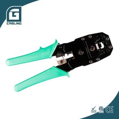 Gcabling RJ45 Tool Computer Cable Tool Network Wire Stripper Cutting Tool Hand Crimping Tool