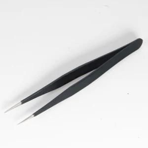 Yh-T2-12 Antistatic Short Straight Tine Tweezers