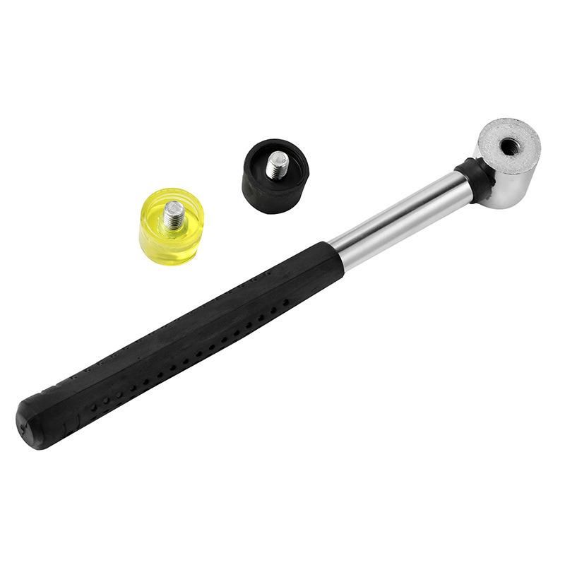 Rubber Hammer 25/30/35/40/mm Installation Hammer with Steel Handle for Woodworking Hand Tools