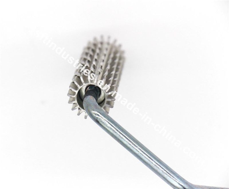 Aluminium V Slotted Bubble Bust Rollers for Fiberglass FRP Moulding