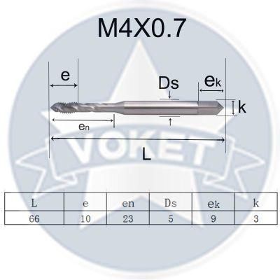 HSS DIN371 Spiral Fluted Taps M2 M2.5 M3 M4 M5 M6 M8 M10 M12 Machine Screw Thread Tap