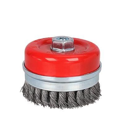 Knotted/Crimped Cup/Wheel Bevel/Shaft-Mounted/Wooden/Plastic Handle Wire Brushes for Angle Grinder