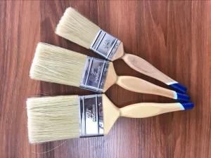 Wooden Handle Paint Brush with Natural Bristle Material