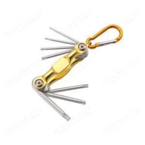 Cr-V 7PCS Folding Torx Key Wrench Set Aluminum Handle for Hand Tools