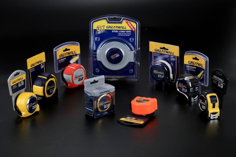 Great Wall Brand 3m/5m/7.5m/8m Great Wall Customized Tape Measure Self Lock Measuring Tape