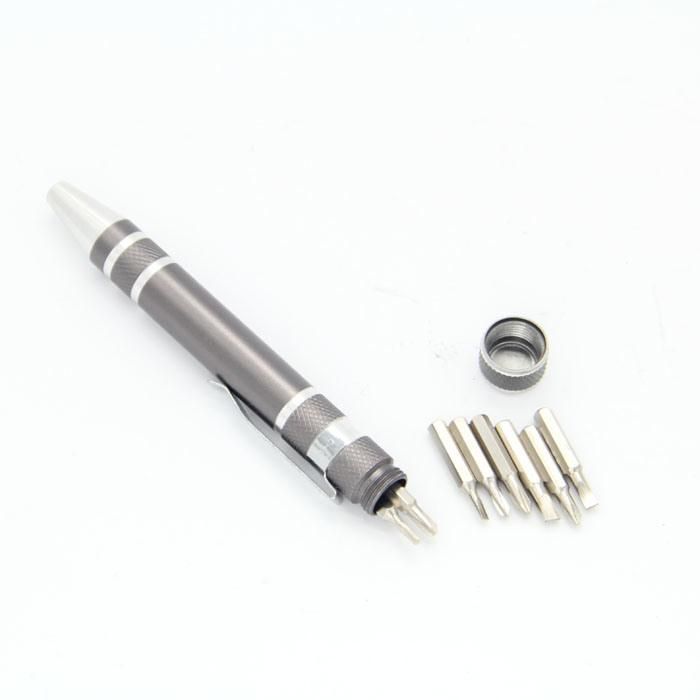 Small 8-in-1 Sets Pen Shaped Pocket Screw Driver