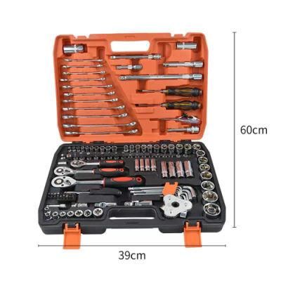 121 PCS Tool Set Kit Case Car Box Automotive Motorcycle Home Socket Mechanic Wrench Ratchet Sockets Sets Hand Tools